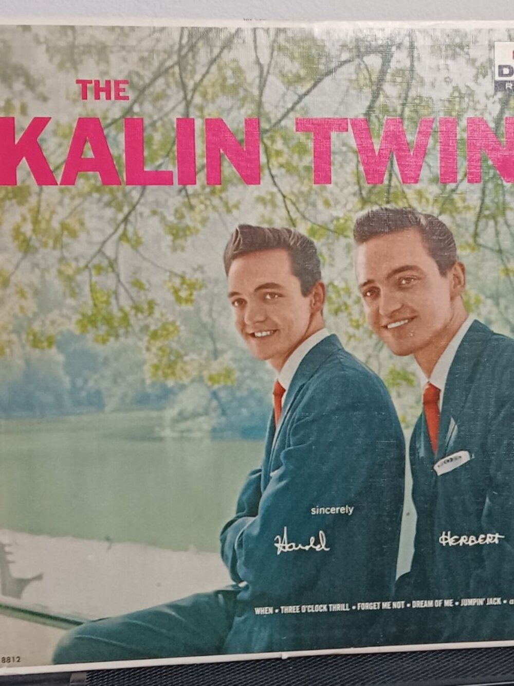 Rare Vinyl - The Kalin Twins - Self Titled - Circa 1958